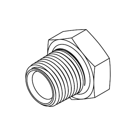 Tompkins Hydraulic Fitting-Steel20MP-12FP SHORT HEX REDUCER 5406-E-20-12